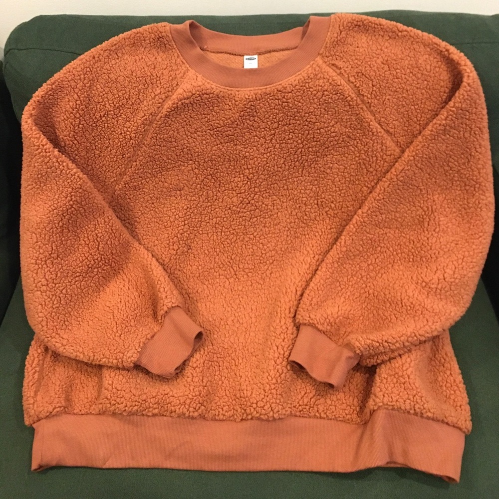 Old Navy XXL Sherpa fleece crew neck sweatshirt